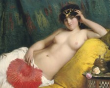 Giovanni Costa_1833-1893_An odalisque with a red fan.jpg